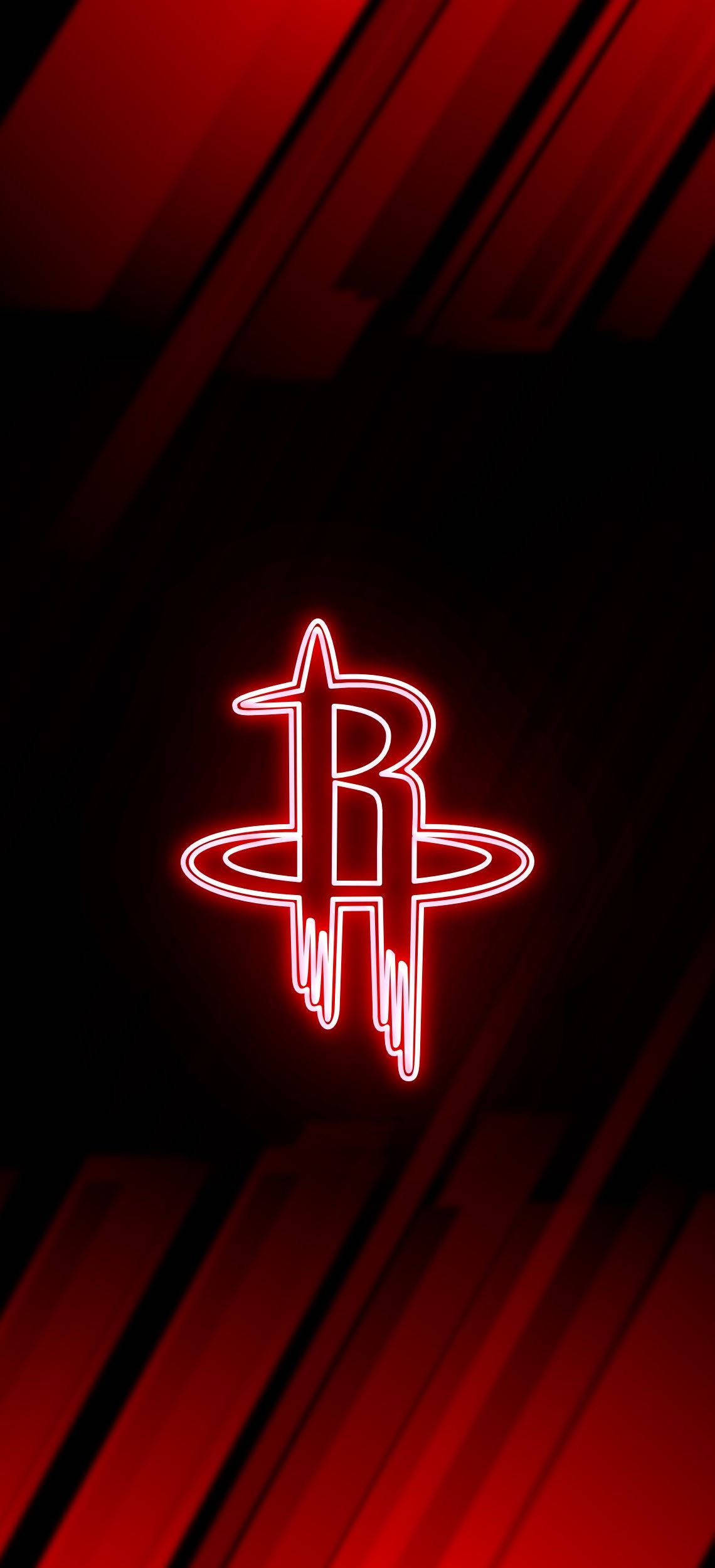 Houston Rockets Rojo Neón Fondos de pantalla