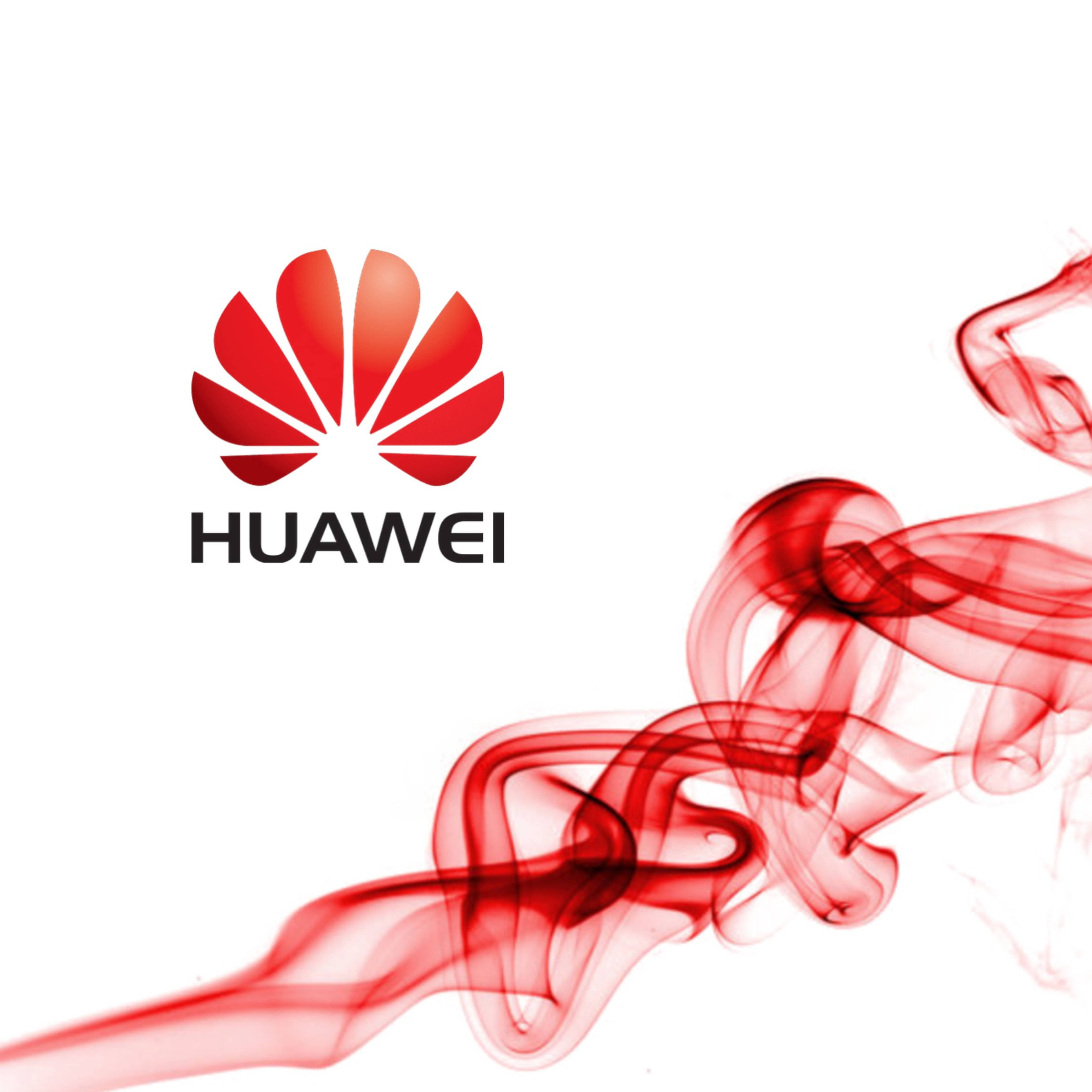 Huawei Marca Humo Rojo Fondos de pantalla