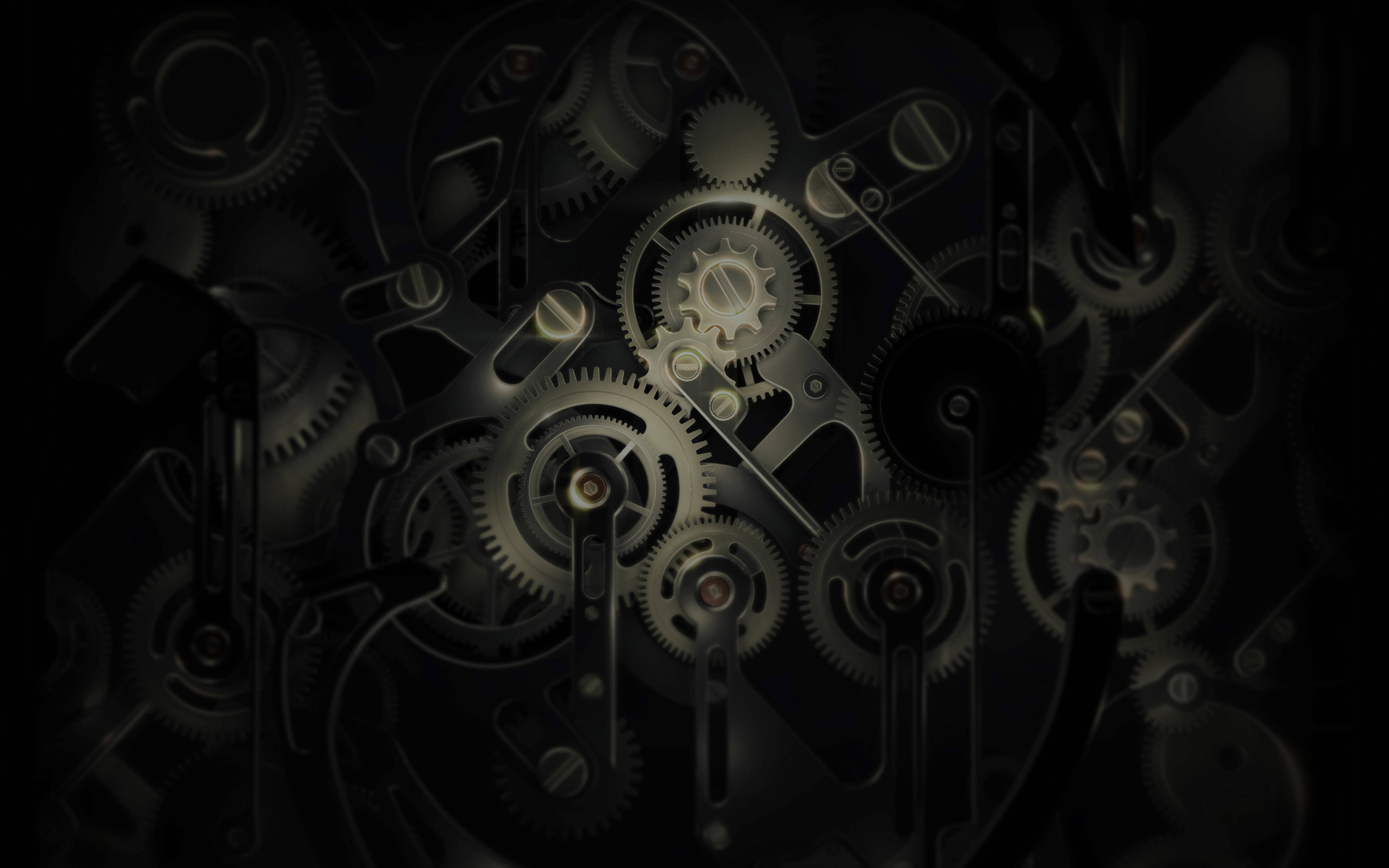 Huawei Mate Dark Gears Fondos de pantalla