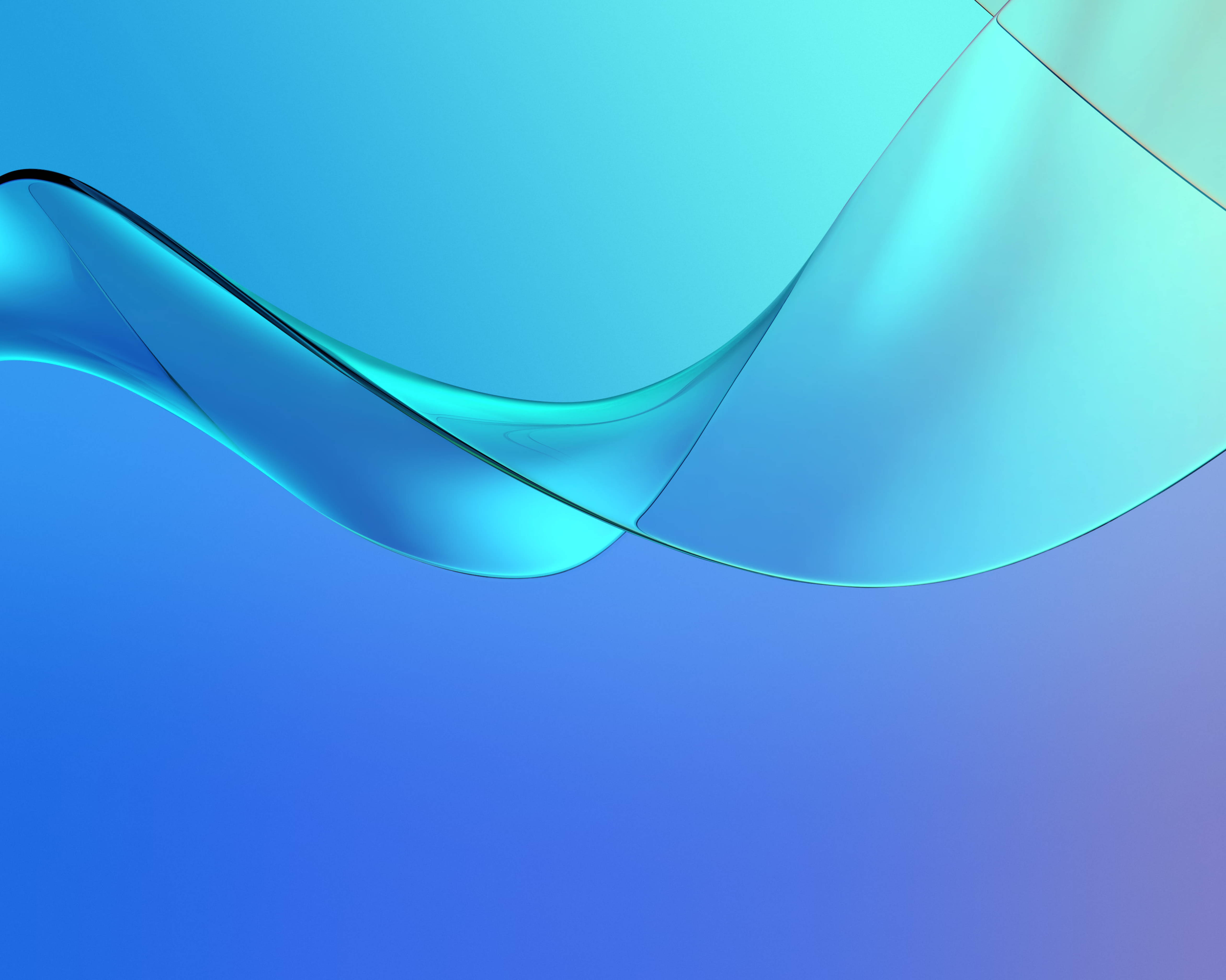 Huawei MediaPad M5 Blue Curves Fondos de pantalla