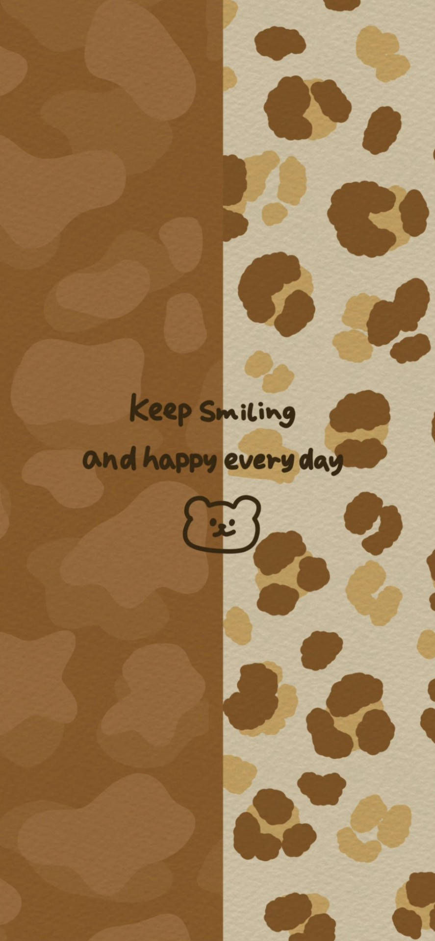 Huellas de Mascotas Estéticas en Beige y Café Fondos de pantalla