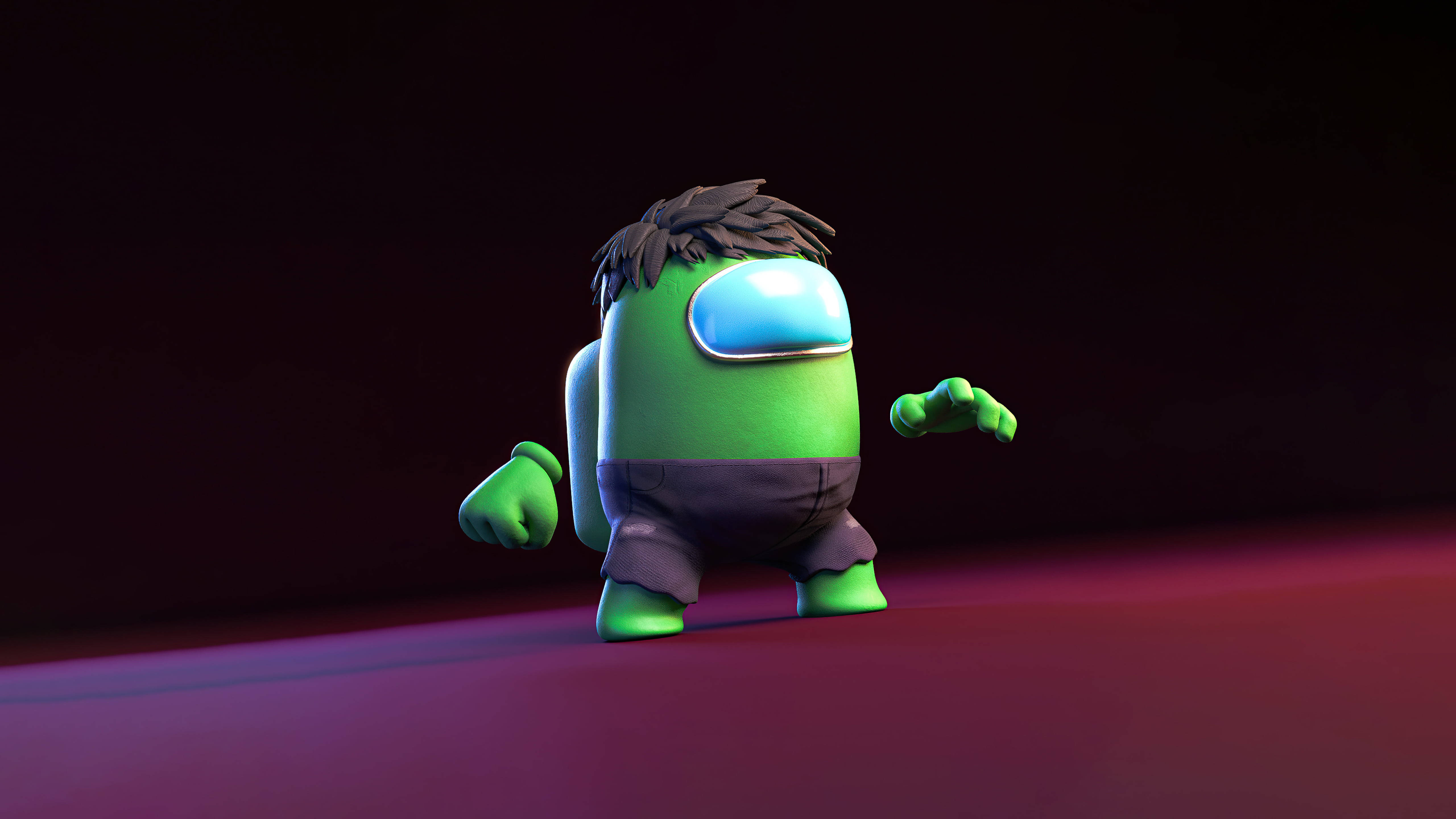 Hulk estético de Among US Fondos de pantalla