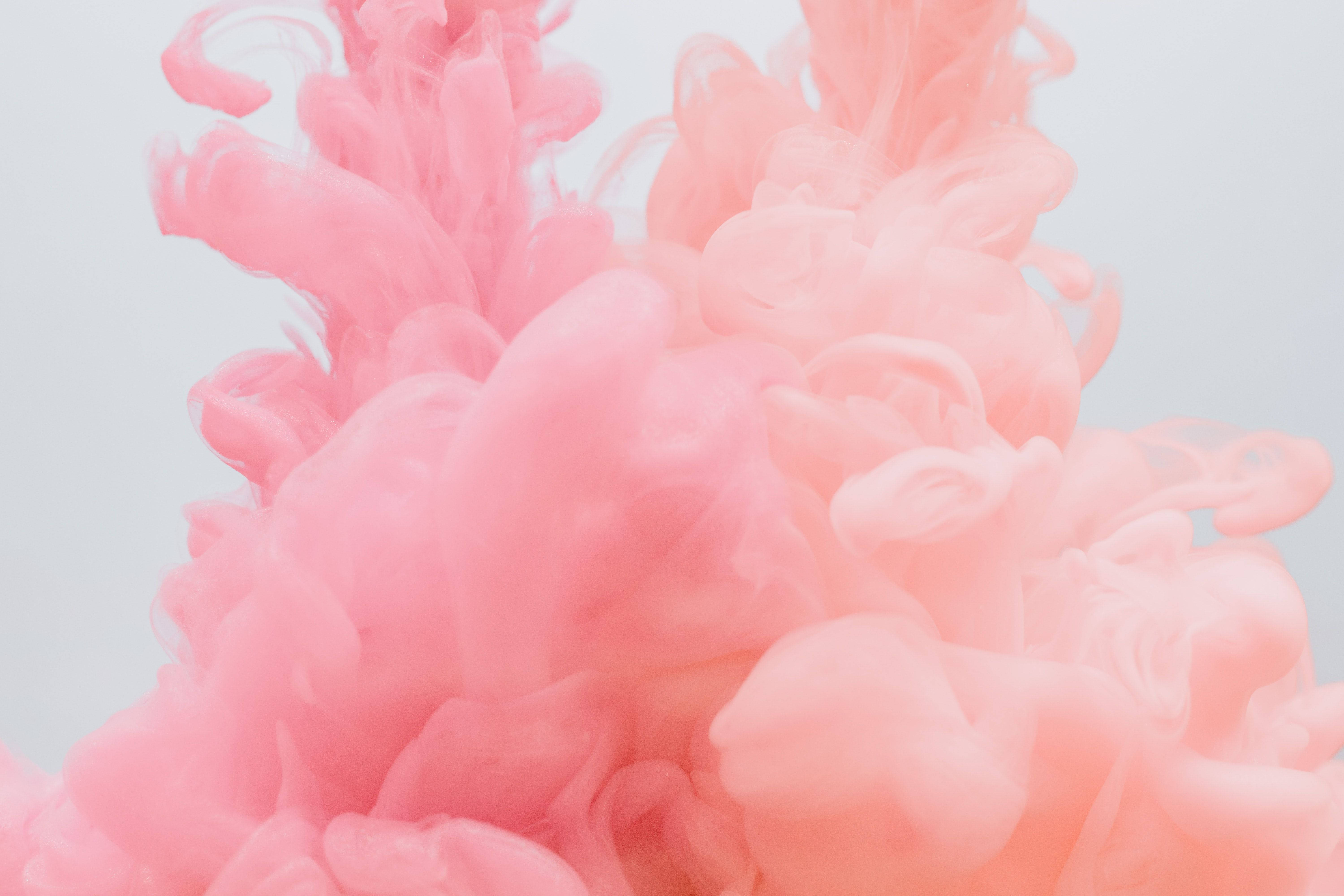 Humo rosa y naranja lindo Fondos de pantalla