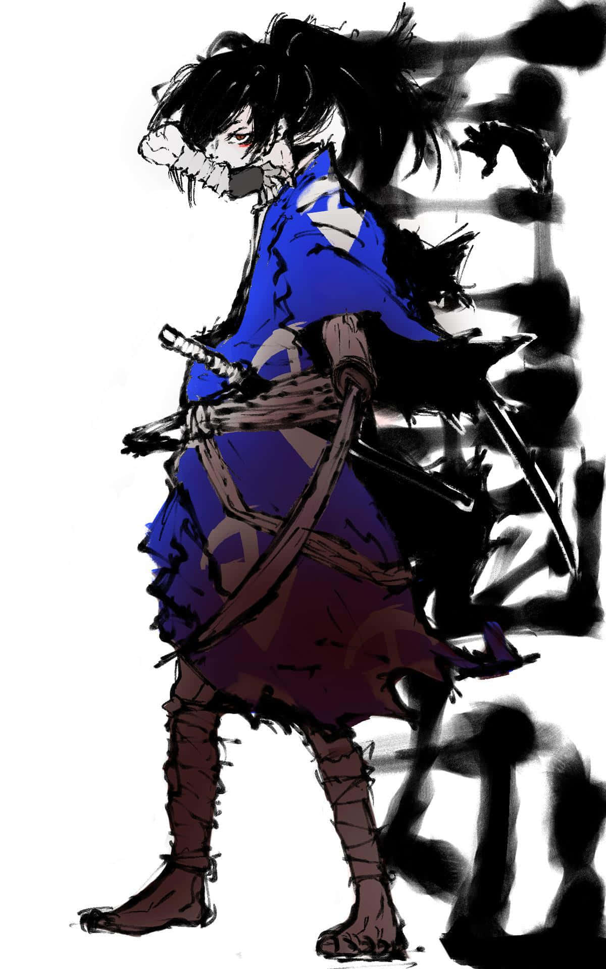 Hyakkimaru pasa de la pobreza a la riqueza en Dororo Fondos de pantalla