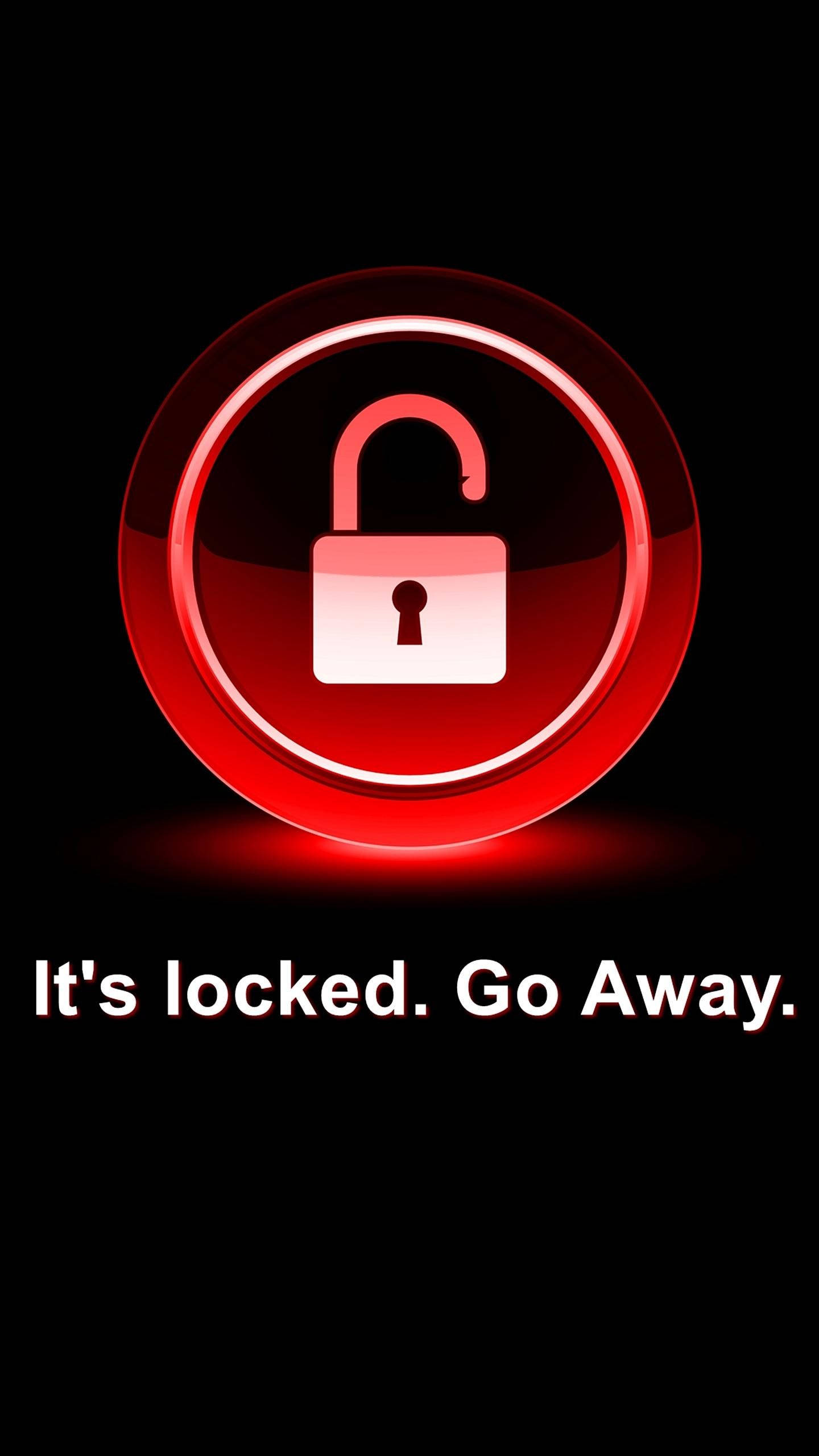 Icono de candado desbloqueado en pantalla de bloqueo Fondos de pantalla