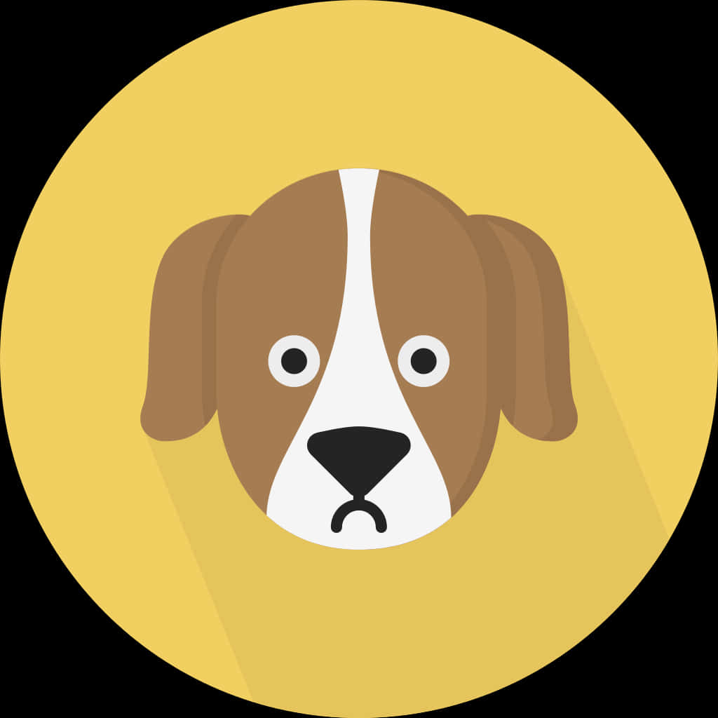 Icono de Cara de Perro de Dibujos Animados Fondos de pantalla