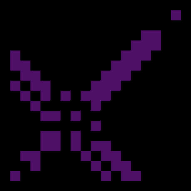 Icono de espada pixelada de Minecraft Fondos de pantalla