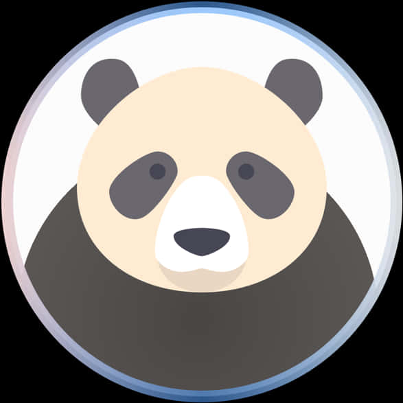 Icono de Panda de Diseño Plano Fondos de pantalla