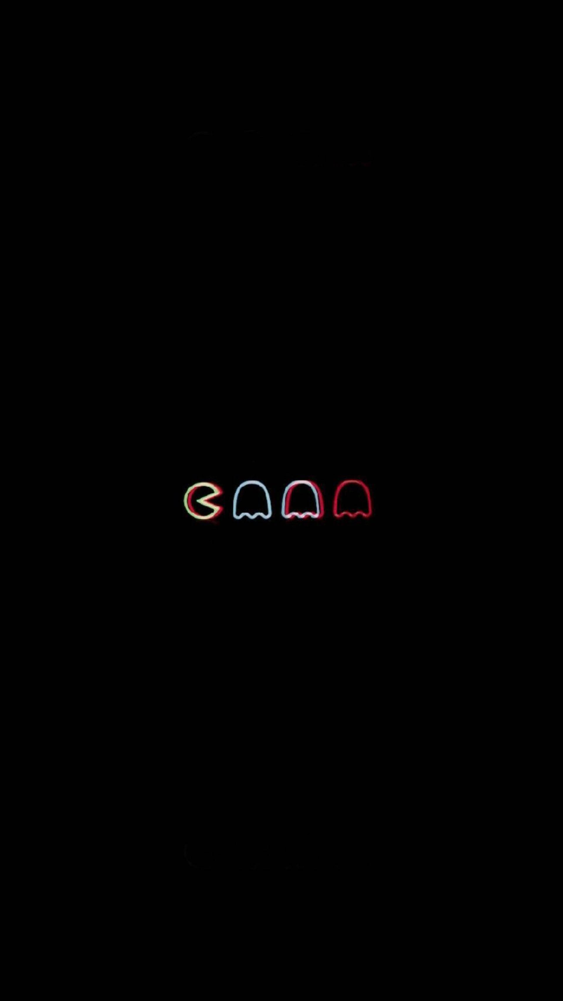 Íconos de Pacman con estética oscura y psicodélica Fondos de pantalla