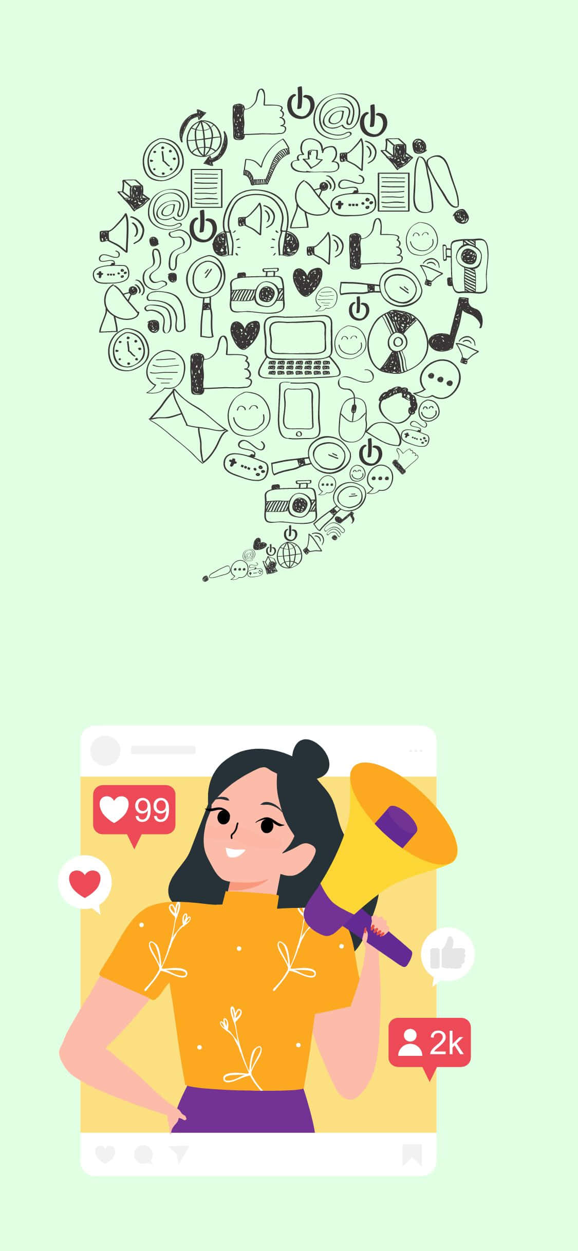 iconos de redes sociales para negocios Fondos de pantalla