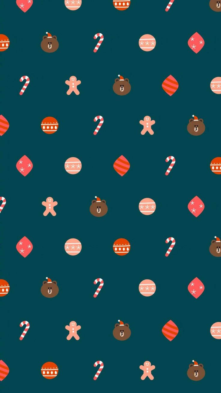 Íconos Estéticos Sencillos de Navidad Fondos de pantalla