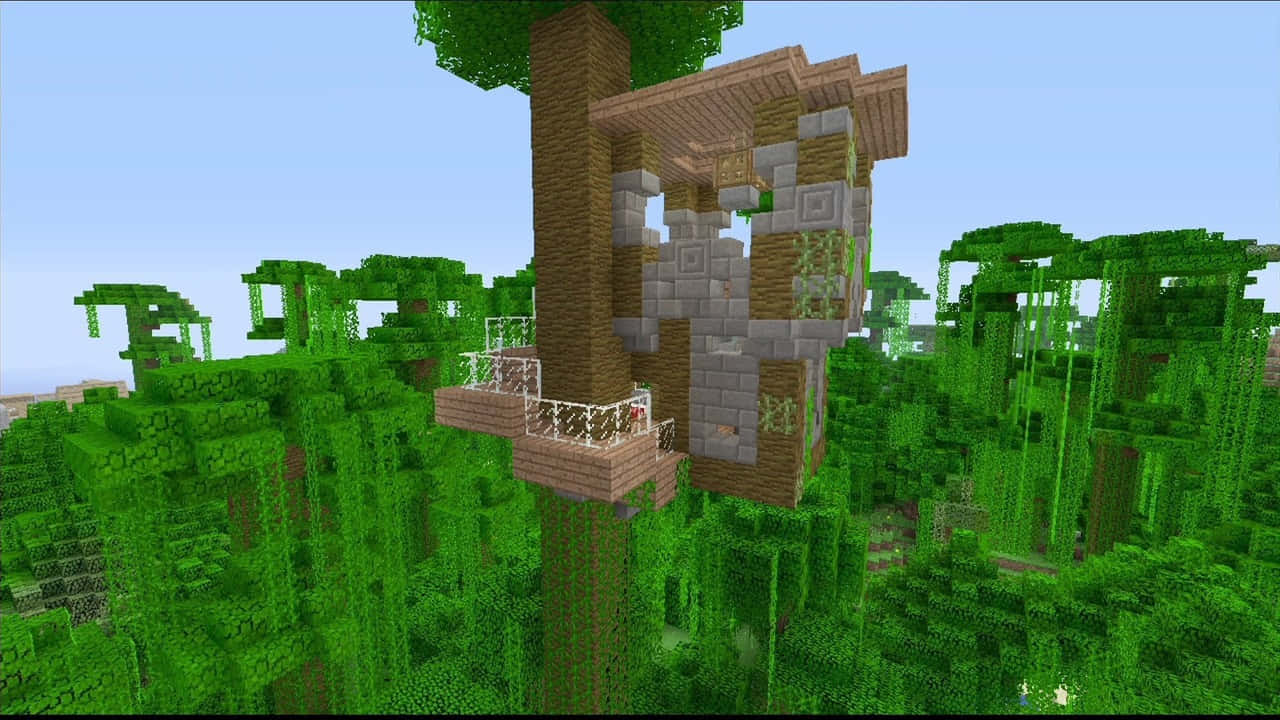ideas de casas en árboles de Minecraft Fondos de pantalla