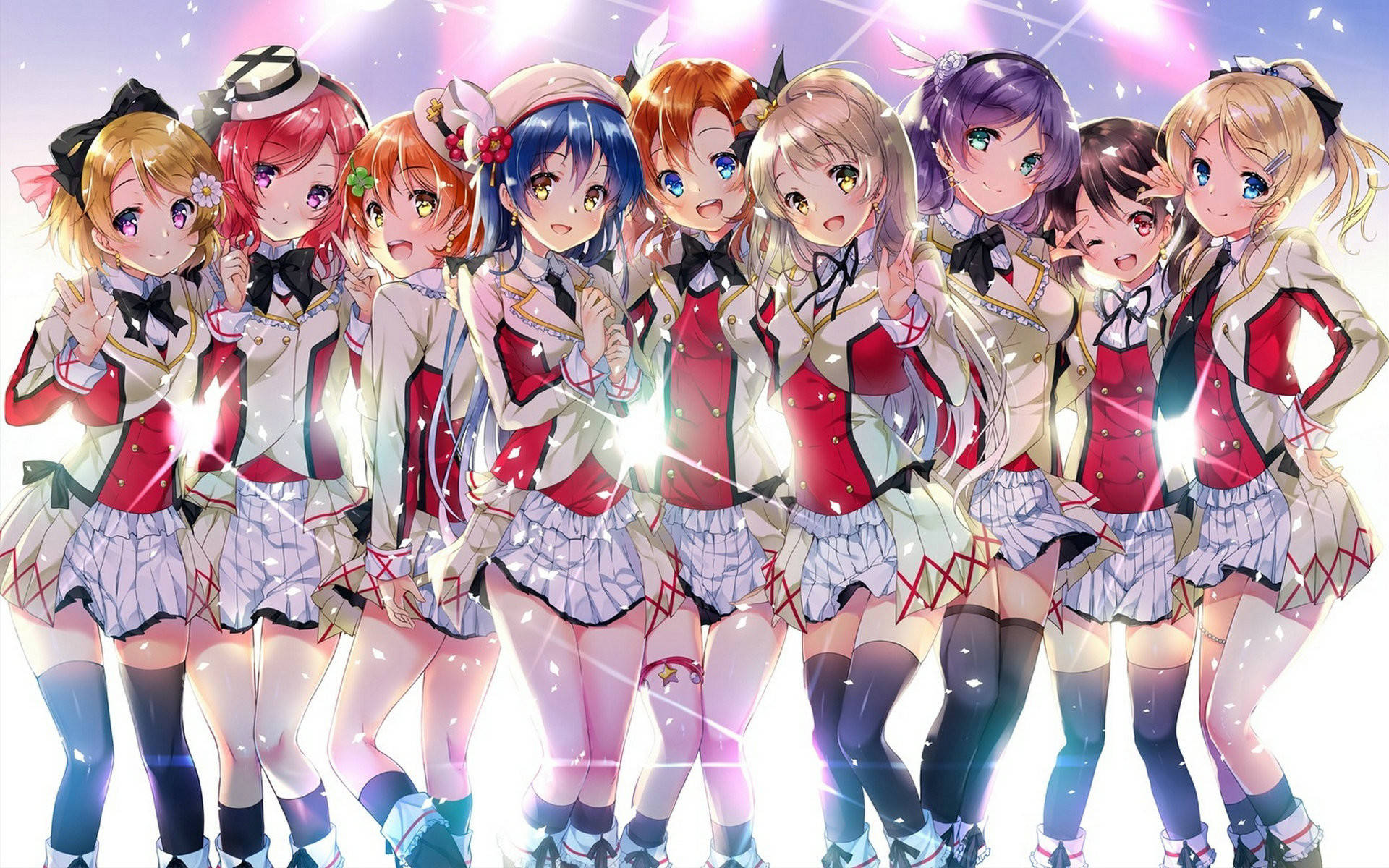 Ídolos de Love Live Anime Fondos de pantalla