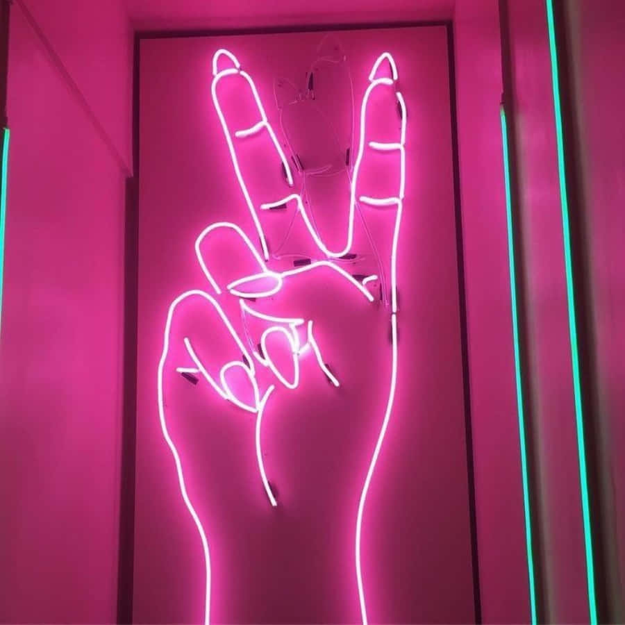 Ilumina la Noche en Rosa Neón Fondos de pantalla