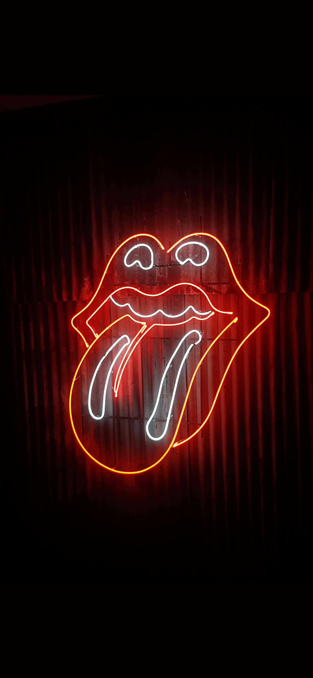 Ilumina la pantalla de tu teléfono con un fondo neón brillante Fondos de pantalla