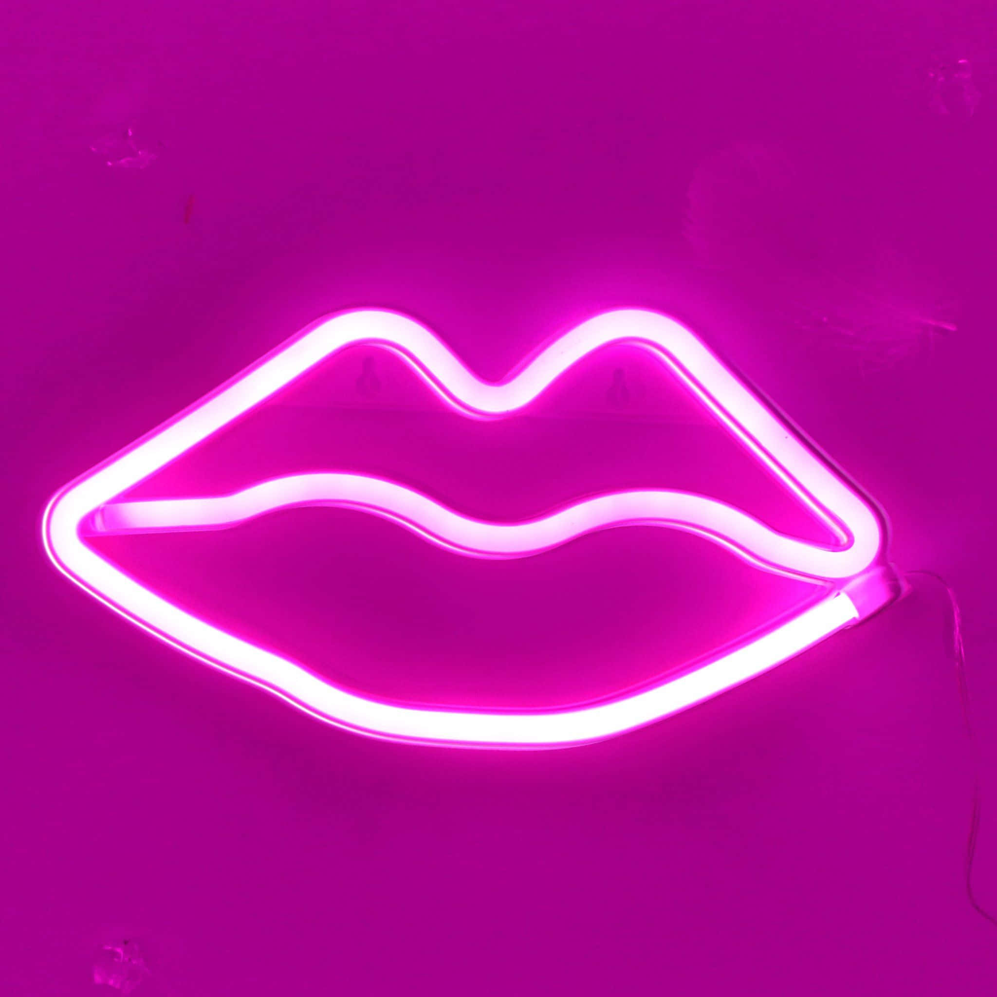Ilumina tu día con la estética rosa neón Fondos de pantalla