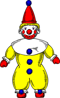 Ilustración colorida de payaso Fondos de pantalla