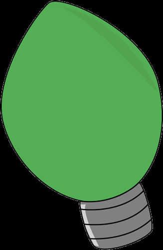 Ilustración de bombilla navideña verde Fondos de pantalla