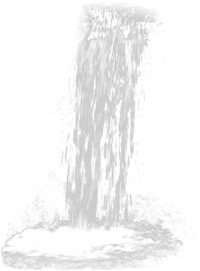 Ilustración de Cascada Majestuosa Fondos de pantalla