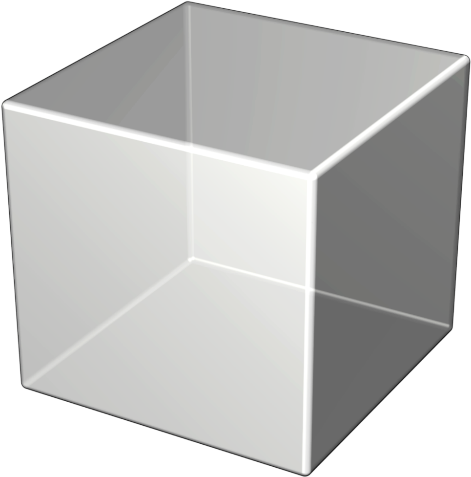 Ilustración de cubo 3D Transparent3 Fondos de pantalla