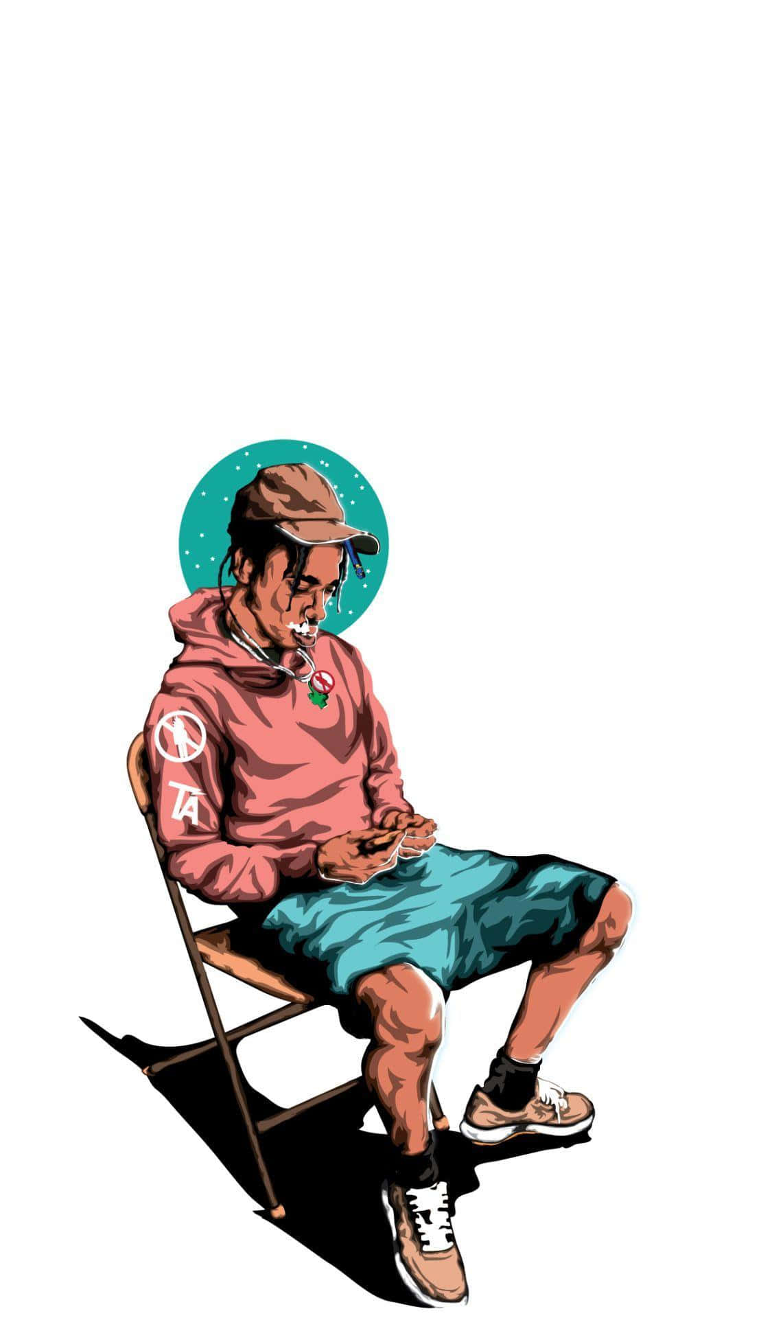 Ilustración de dibujos animados de Travis Scott Fondos de pantalla