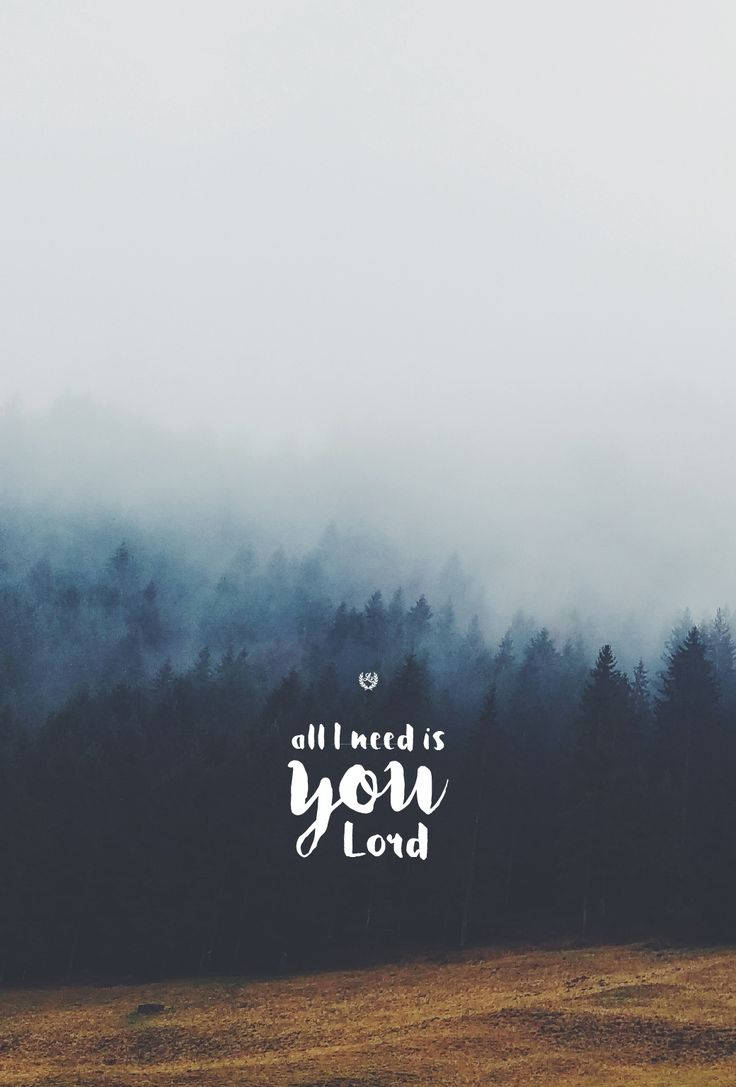 Ilustración de frase cristiana estética