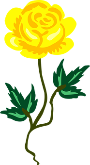 Ilustración de flor amarilla Fondos de pantalla