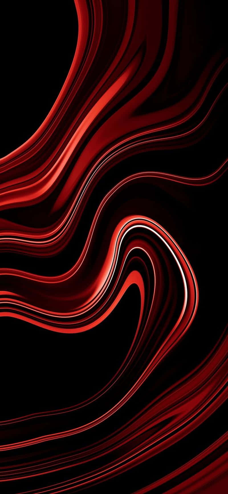Ilustración de Fondo de Remolinos Rojos y Negros Fondos de pantalla