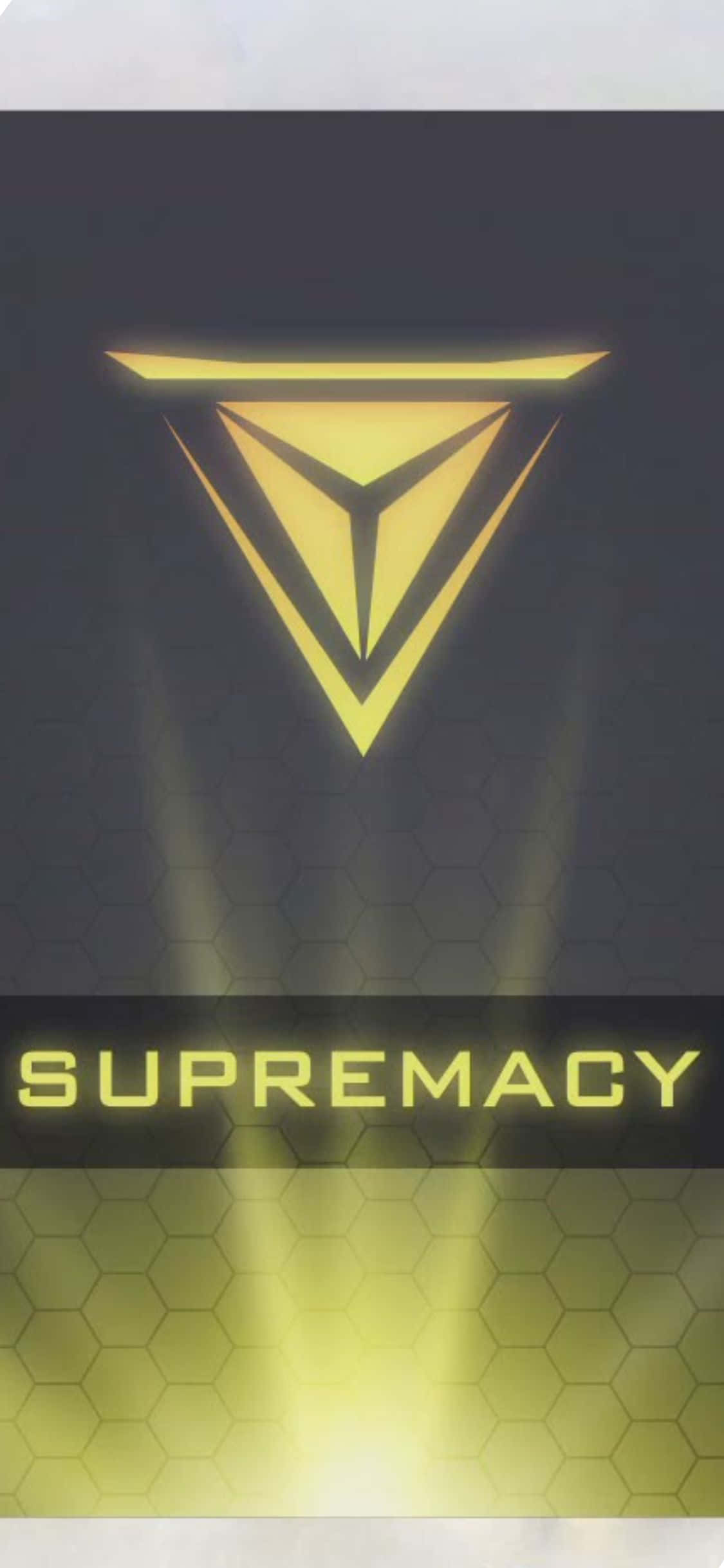 Ilustración de Fondo del Emblema de Supremacía de Civilization Beyond Earth para iPhone XS Fondos de pantalla