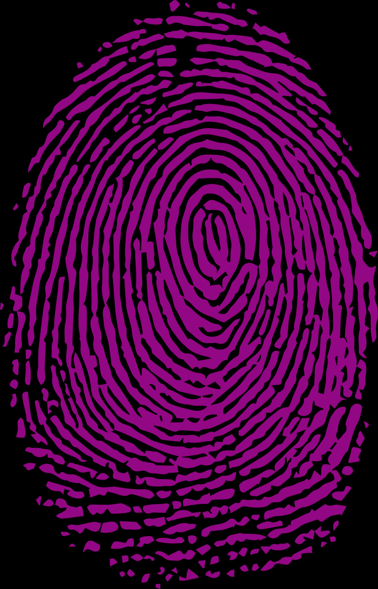 Ilustración de huella dactilar morada Fondos de pantalla