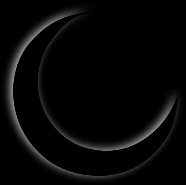 Ilustración de Luna Creciente Abstracta Fondos de pantalla