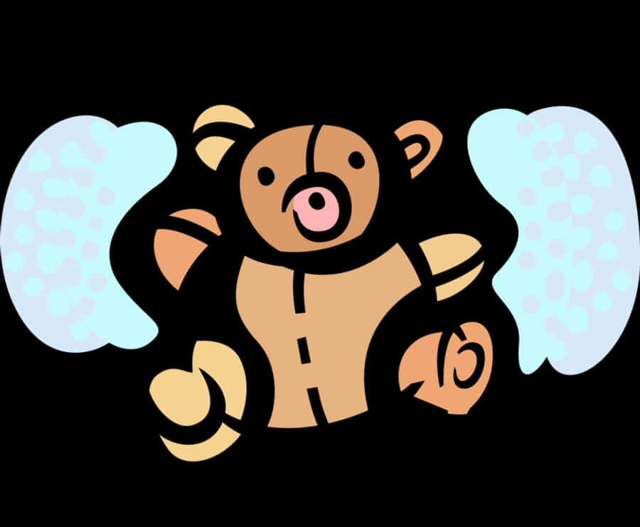 Ilustración de Osito de Peluche Ángel Fondos de pantalla