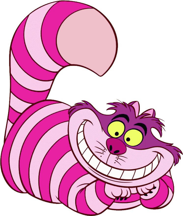 Ilustración del Gato de Cheshire Sonriendo Fondos de pantalla