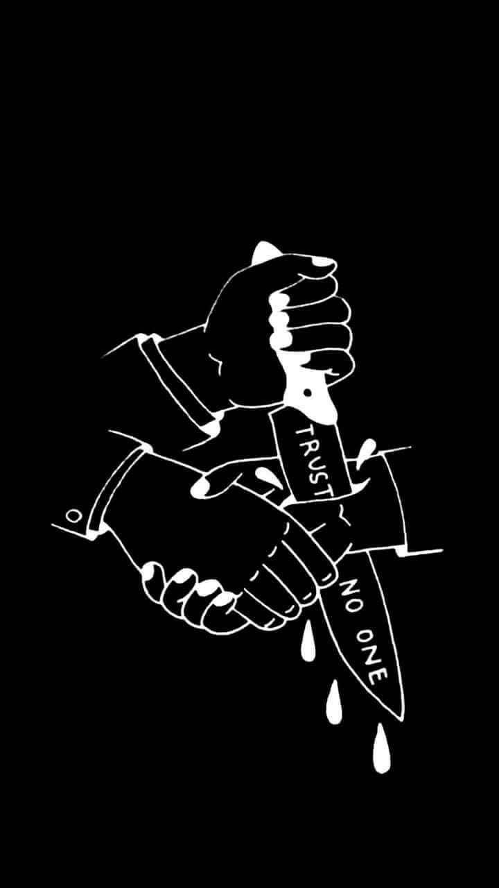 Ilustración digital de estética emo Fondos de pantalla