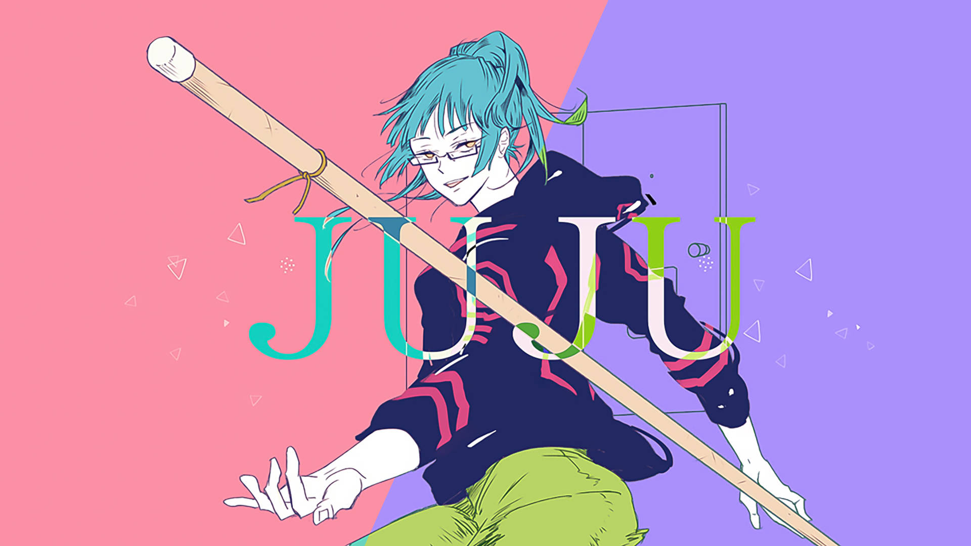 Ilustración digital de Maki Zenin, Jujutsu Kaisen, para escritorio Fondos de pantalla