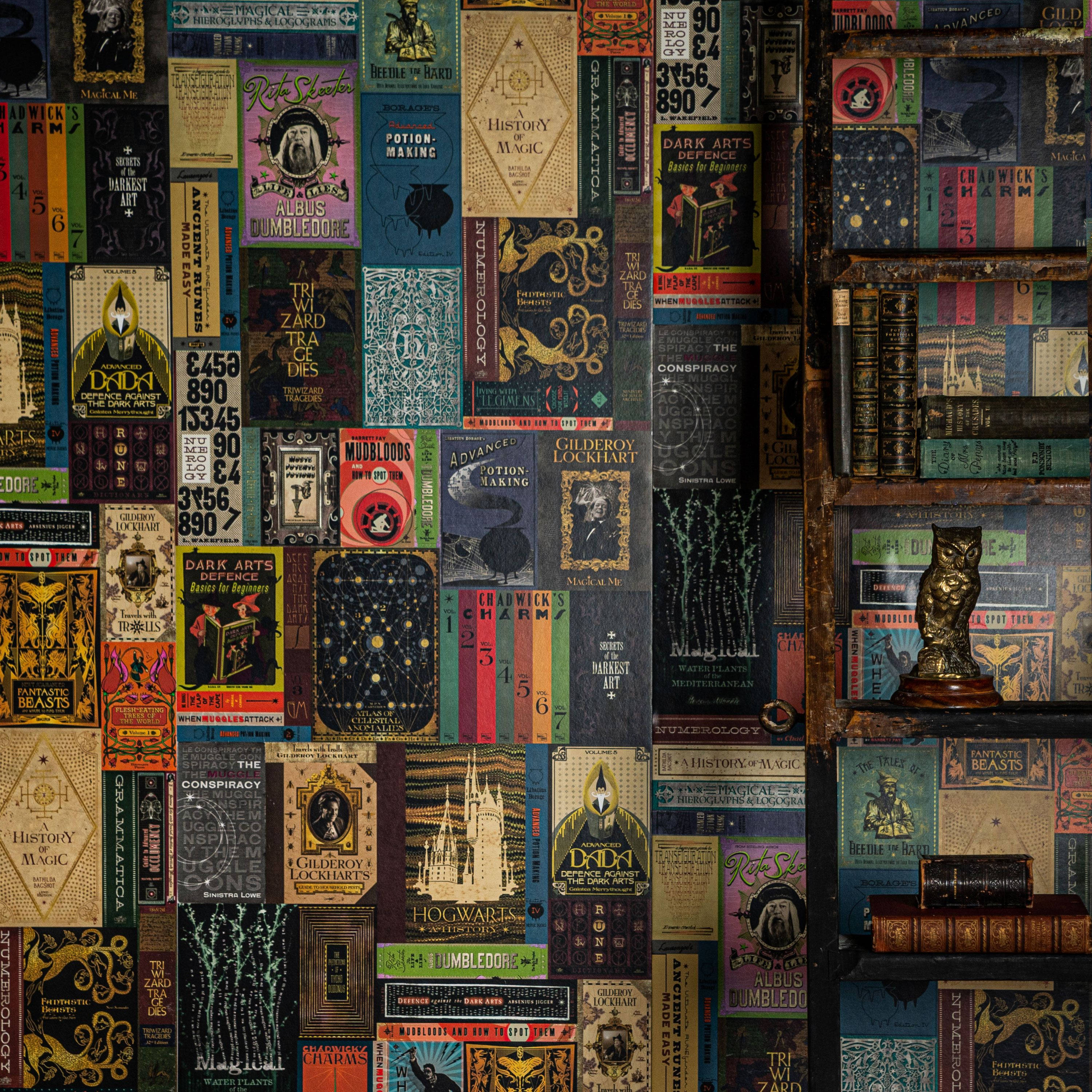 Ilustración digital de varias portadas de libros Fondos de pantalla