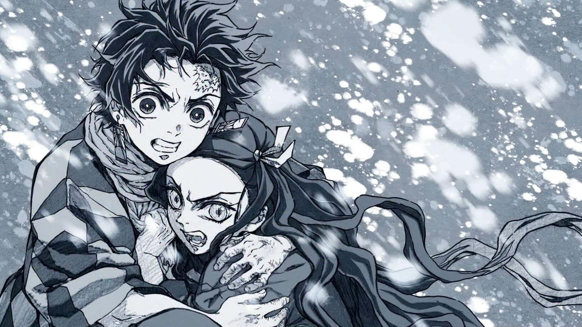 Ilustración digital del manga Demon Slayer Fondos de pantalla
