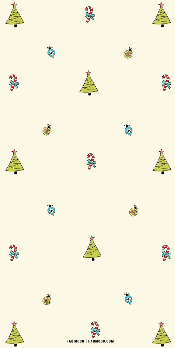 Ilustración digital navideña simple Fondos de pantalla