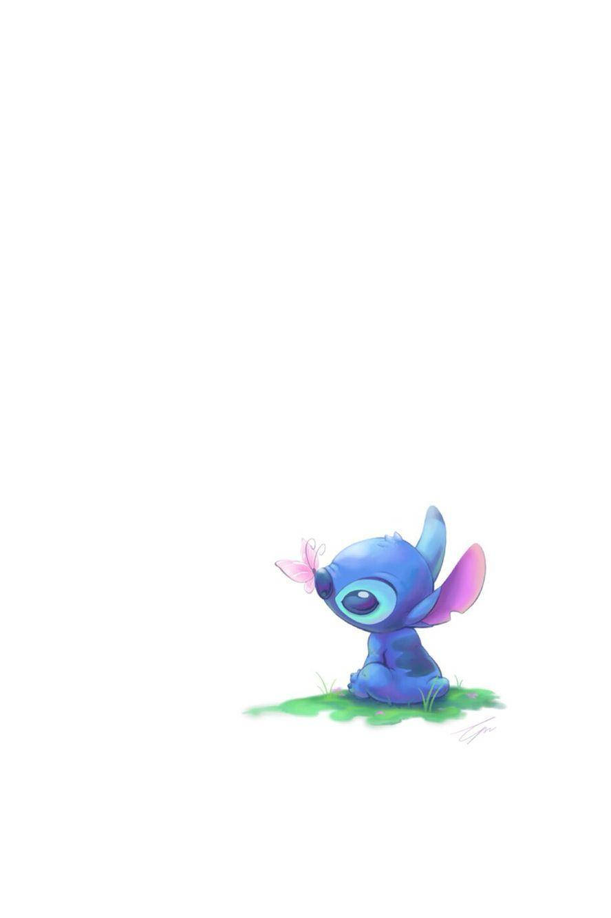 Ilustración linda de Lilo y Stitch Fondos de pantalla
