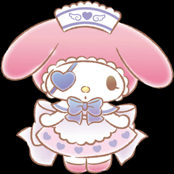 Ilustración linda del personaje My Melody Fondos de pantalla