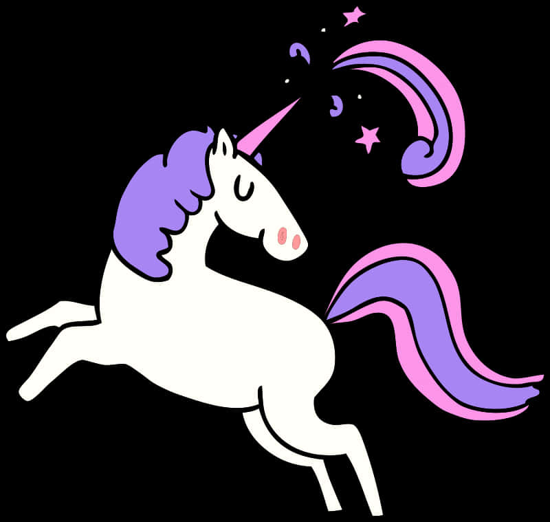 Ilustración Mágica de Unicornio Fondos de pantalla