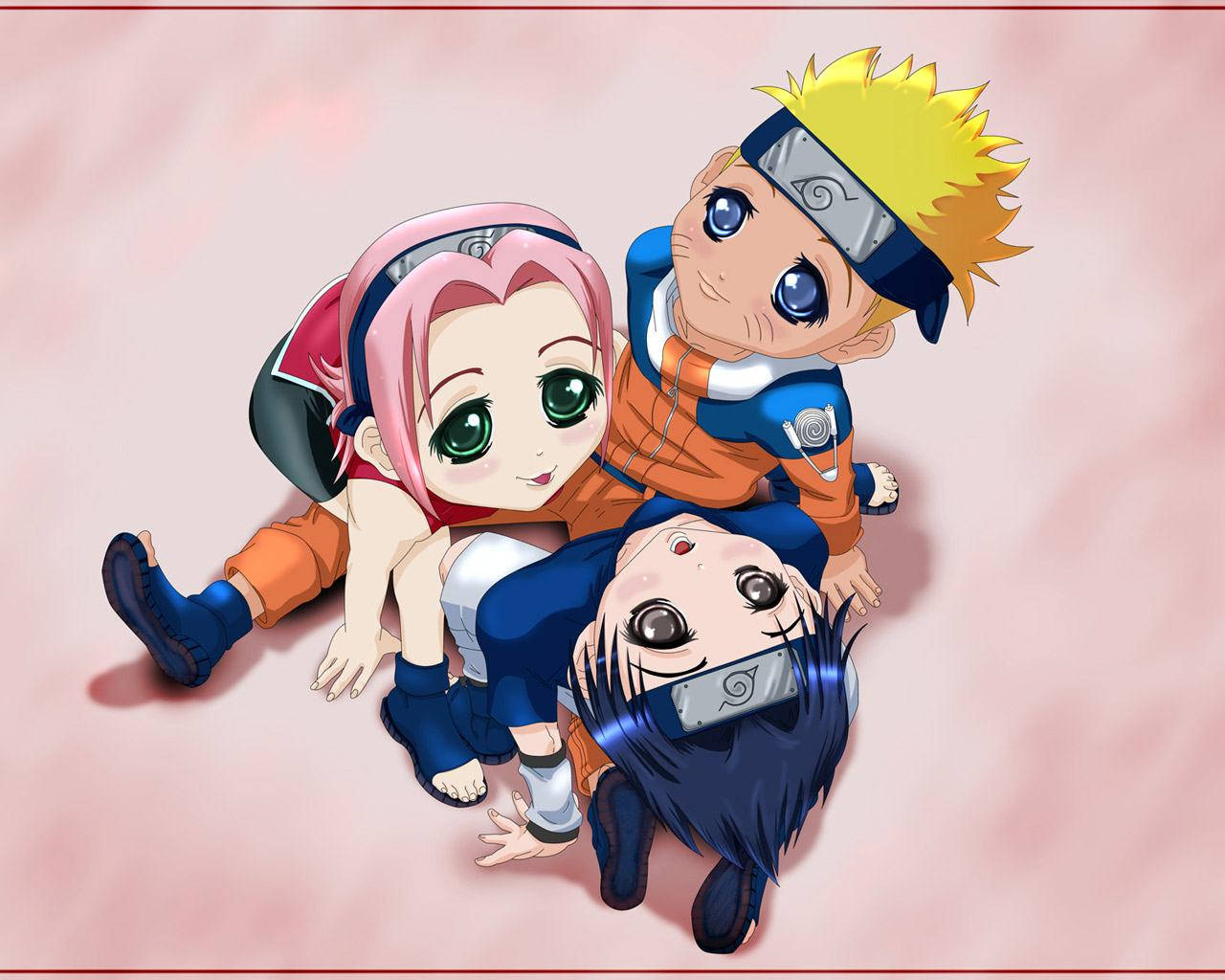 Ilustración tierna de Naruto bebé Fondos de pantalla