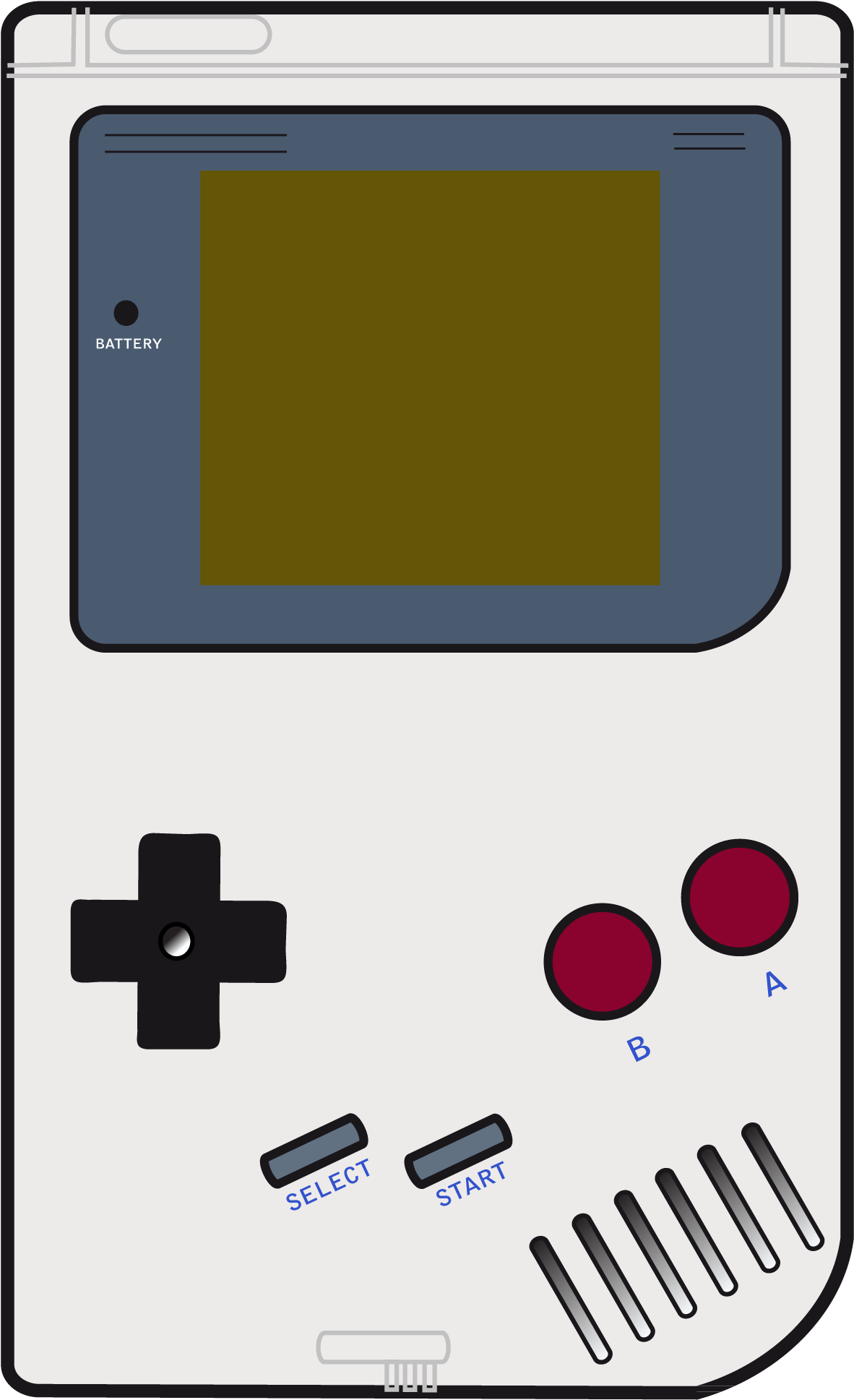 Ilustración vectorial clásica de Gameboy Fondos de pantalla