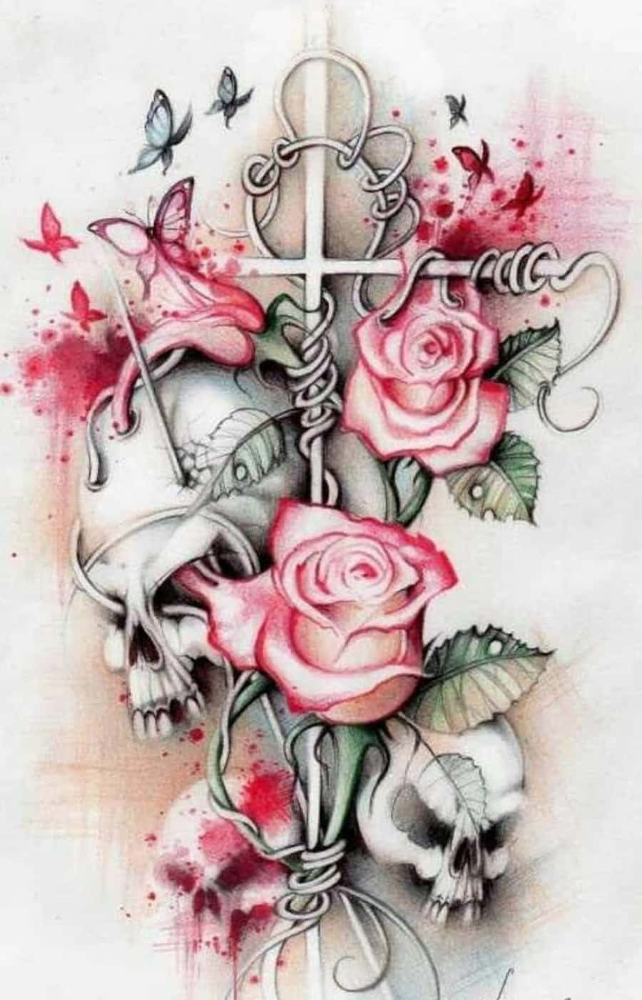 Imagen Amor Calaveras y Rosas Fondos de pantalla