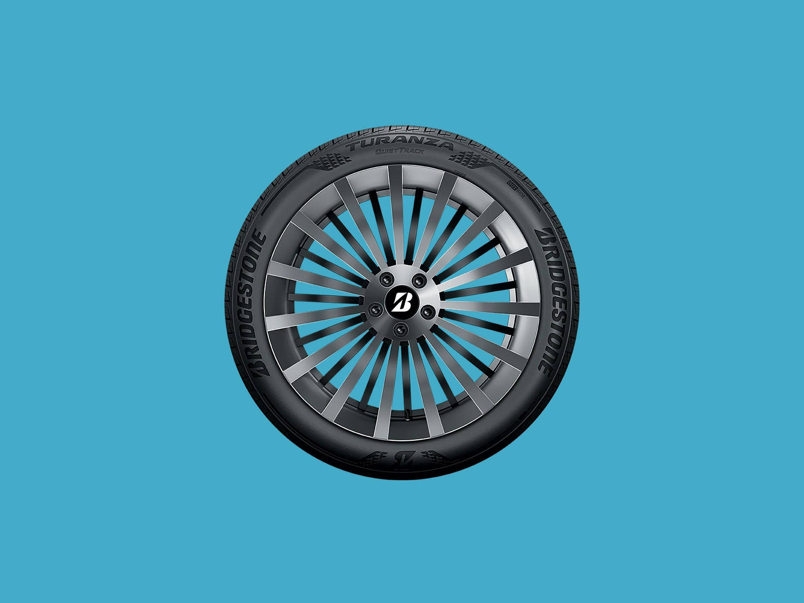 Imagen de alta calidad del neumático Bridgestone Turanza QuietTrack Fondos de pantalla