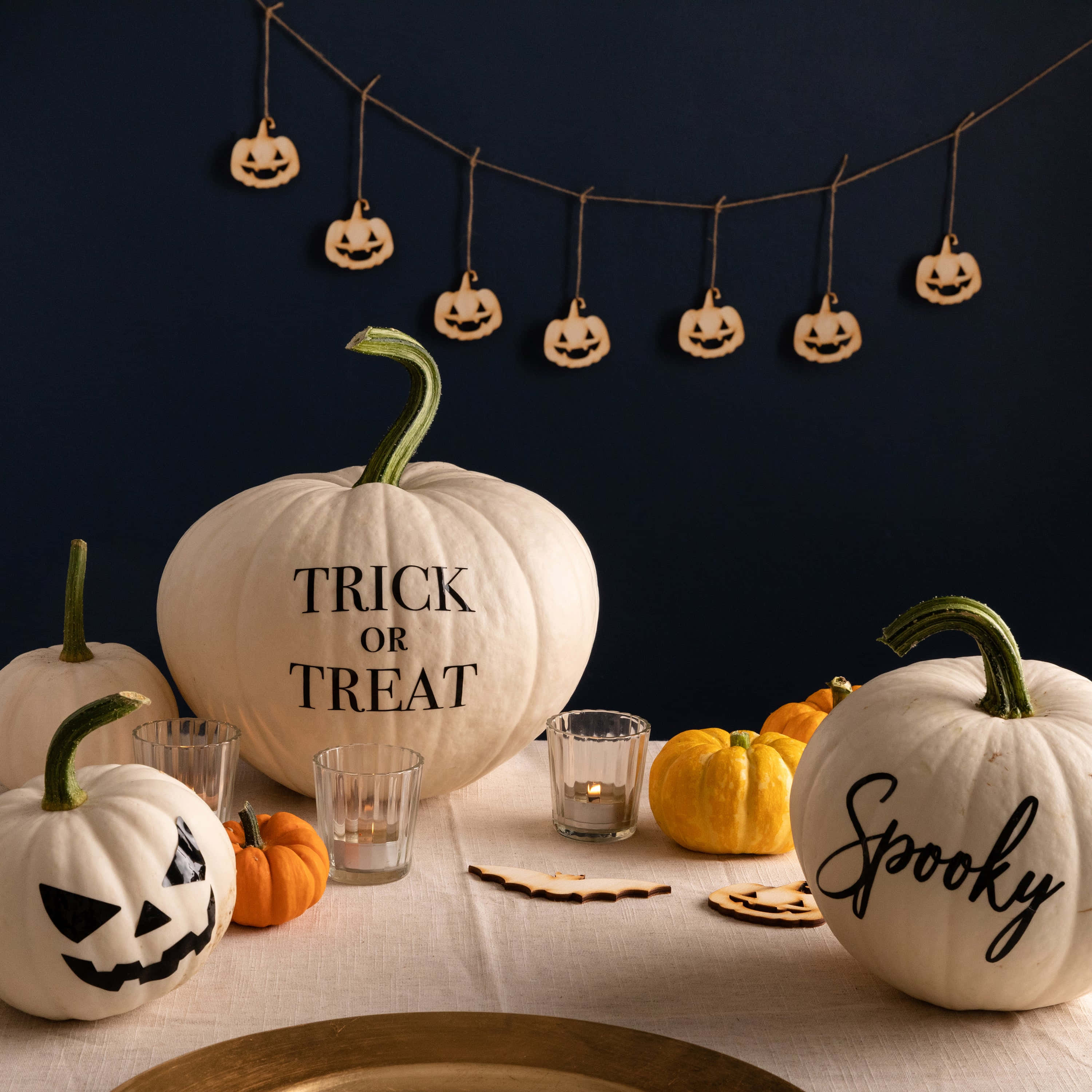Imagen de Calabaza Blanca de Halloween Linda Fondos de pantalla