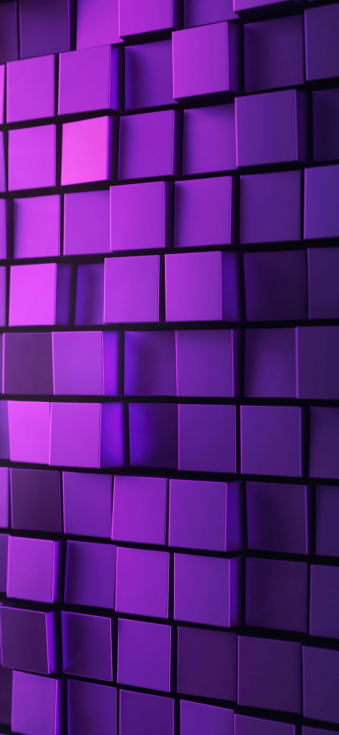 Imagen de cubos abstractos estéticos en tonos púrpura Fondos de pantalla
