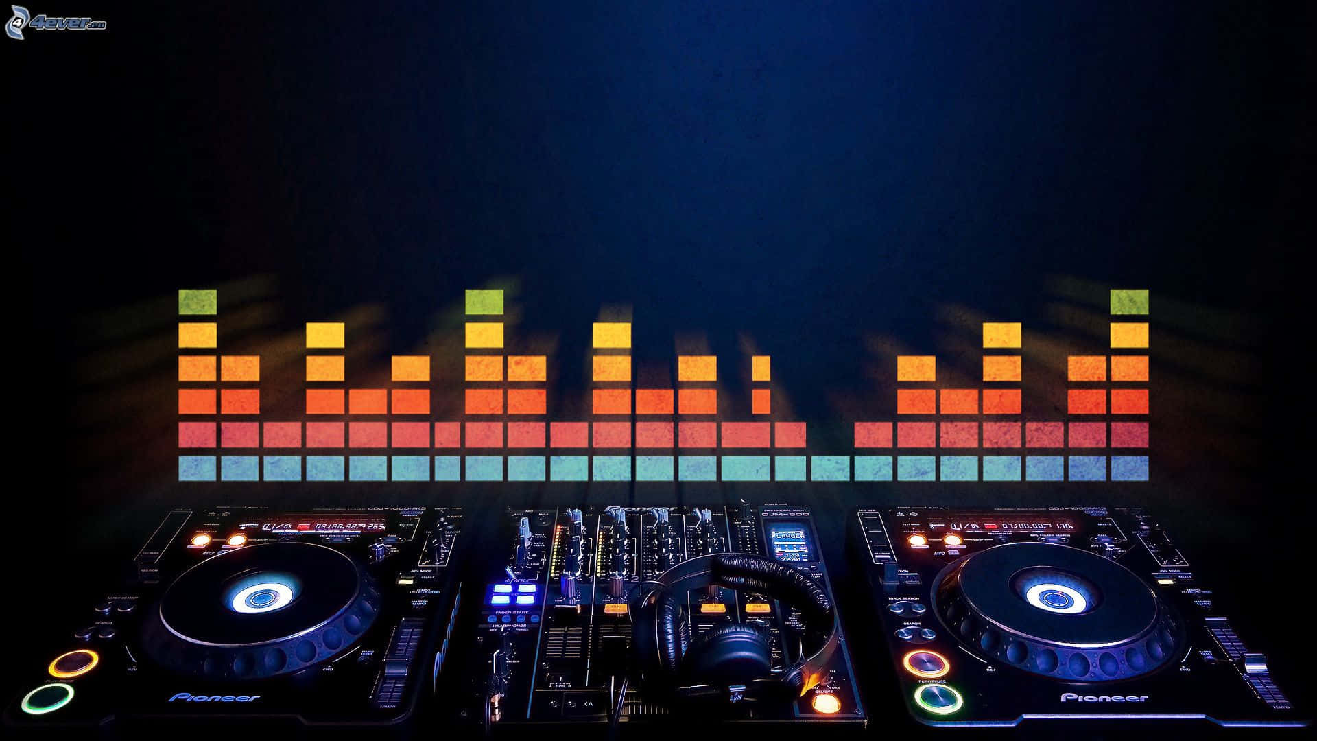 Imagen de ecualizador de música para DJ Fondos de pantalla