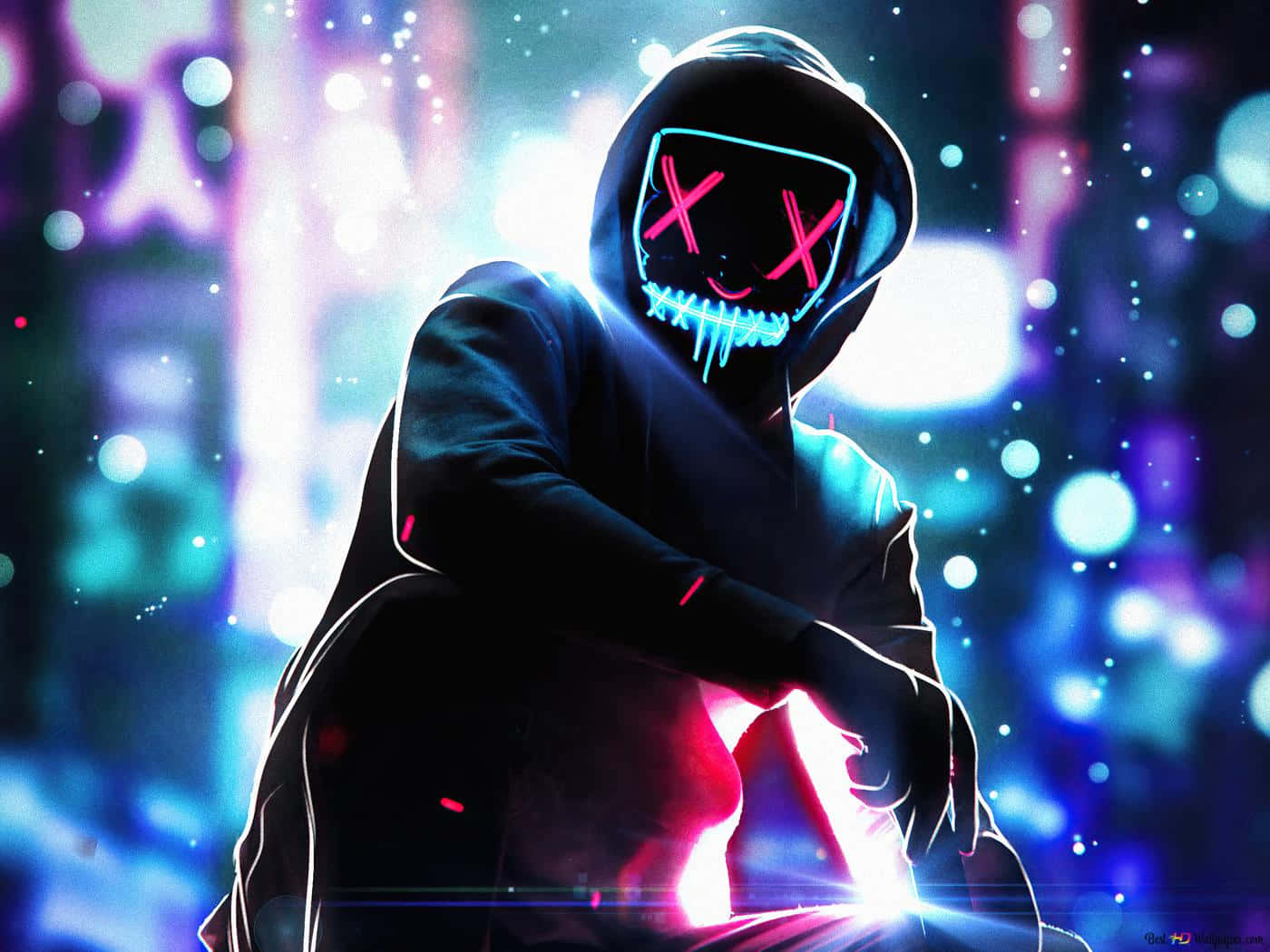 Imagen de hombre con máscara futurista Fondos de pantalla