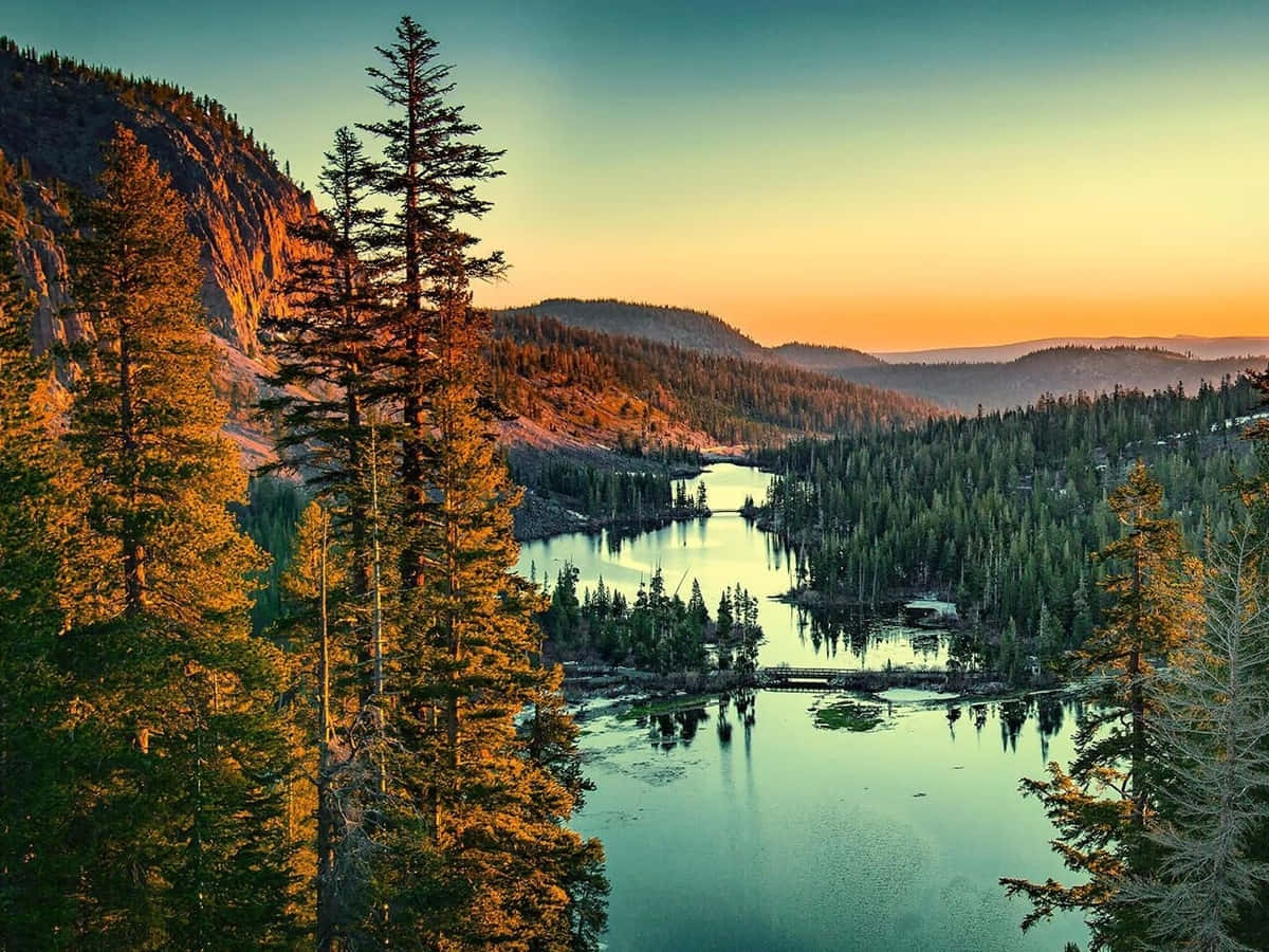 Imagen de Lagos Gemelos de la Naturaleza Fondos de pantalla